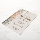 Einladung zur Hochzeit - Wispy-Blume (Gedreht)