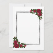 Einladung zur Hochzeit | zeitlos und individuell a (Rückseite)