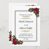 Einladung zur Hochzeit | zeitlos und individuell a (Vorne/Hinten)