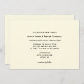 Einladung zur Hochzeit | Zu halten und zu halten (Vorne/Hinten)