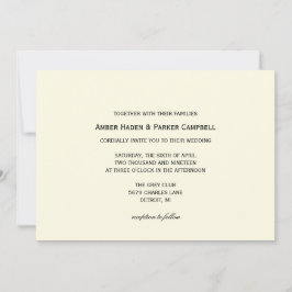 Einladung zur Hochzeit | Zu halten und zu halten