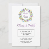 Einladung zur Hochzeitsdusche (Vorderseite)