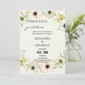 Einladung zur Hochzeitsempfehlung (Stehend Vorderseite)