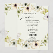 Einladung zur Hochzeitsempfehlung (Vorne/Hinten)