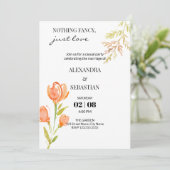 Einladung zur Hochzeitsempfehlung (Stehend Vorderseite)