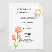 Einladung zur Hochzeitsempfehlung (Vorne/Hinten)