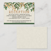 Einladung zur Hochzeitsempfehlung (Vorne/Hinten)