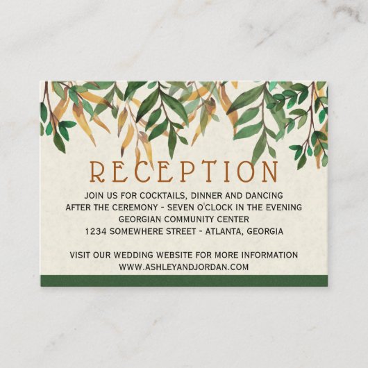 Einladung zur Hochzeitsempfehlung (Vorderseite)