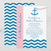 Einladung zur Hochzeitsempfehlung für die Schönhei (Vorne/Hinten)