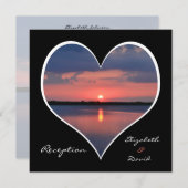 Einladung zur Hochzeitsempfehlung - Herzsonntag (Vorne/Hinten)