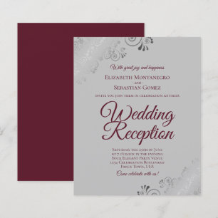 Einladung zur Hochzeitsempfehlung im grauen HAUSHA