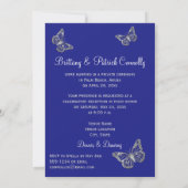 Einladung zur Hochzeitsempfehlung Tropical Beach (Rückseite)