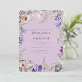 Einladung zur Hochzeitserklärung (Stehend Vorderseite)