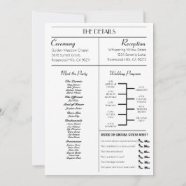 Einladung zur Hochzeitseröffnungsfeier