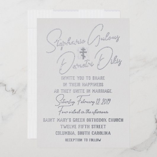 Einladung zur Hochzeitsfeier (Briefumschlag)