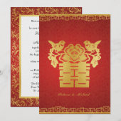 Einladung zur Hochzeitsfeier (Vorne/Hinten)