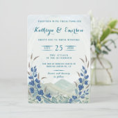 Einladung zur Hochzeitsfeier (Stehend Vorderseite)