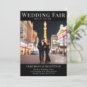 Einladung zur Hochzeitsfeier (Stehend Vorderseite)