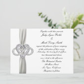 Einladung zur Hochzeitsfeier (Stehend Vorderseite)