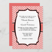 Einladung zur Hochzeitsfeier (Vorne/Hinten)