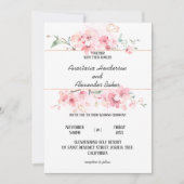 Einladung zur Hochzeitsfeier. (Vorderseite)