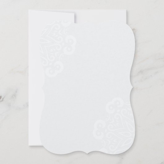 Einladung zur Hochzeitsfeier (Rückseite)