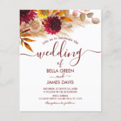 Einladung zur Hochzeitsfeier (Vorderseite)