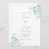 Einladung zur Hochzeitsfeier (Vorne/Hinten)