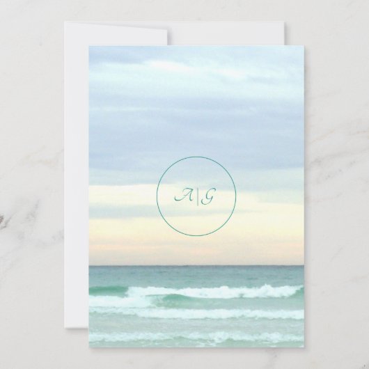 Einladung zur Hochzeitsfeier (Rückseite)