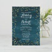 Einladung zur Hochzeitsfeier (Stehend Vorderseite)