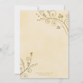 Einladung zur Hochzeitsfeier (Rückseite)