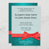 Einladung zur Hochzeitsfeier (Vorne/Hinten)