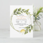 Einladung zur Hochzeitsfeier. (Stehend Vorderseite)