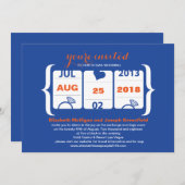 Einladung zur Hochzeitsfeier (Vorne/Hinten)