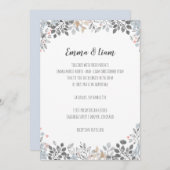 Einladung zur Hochzeitsfeier (Vorne/Hinten)