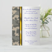 Einladung zur Hochzeitsfeier (Stehend Vorderseite)