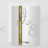 Einladung zur Hochzeitsfeier (Rückseite)