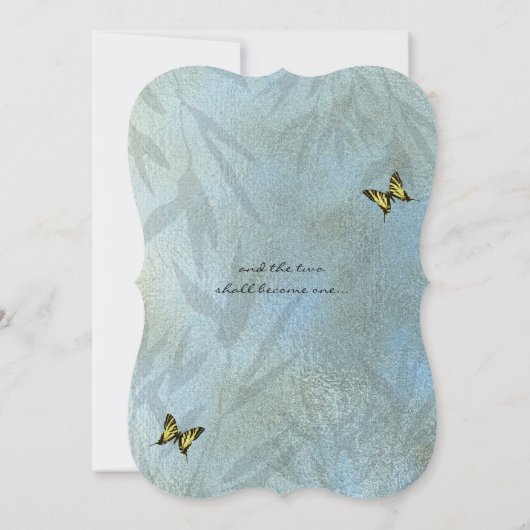 Einladung zur Hochzeitsfeier (Rückseite)