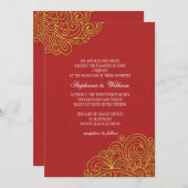 Einladung zur Hochzeitsfeier (Vorne/Hinten)