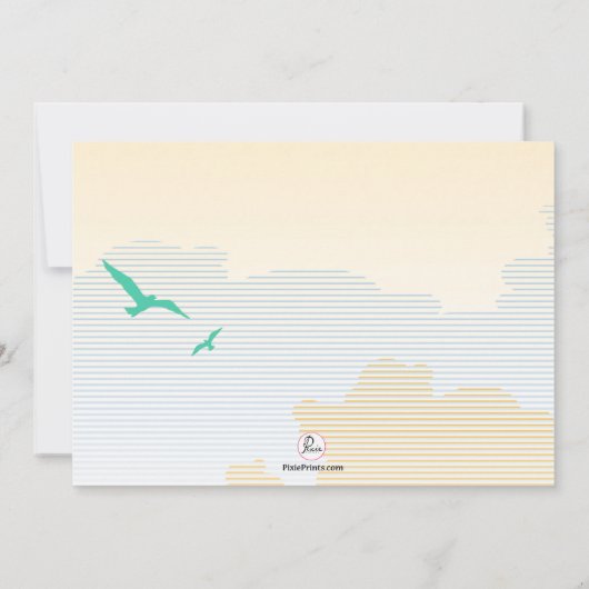 Einladung zur Hochzeitsfeier (Rückseite)