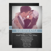 Einladung zur Hochzeitsfeier (Vorne/Hinten)