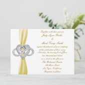 Einladung zur Hochzeitsfeier (Stehend Vorderseite)