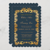 Einladung zur Hochzeitsfeier (Vorne/Hinten)