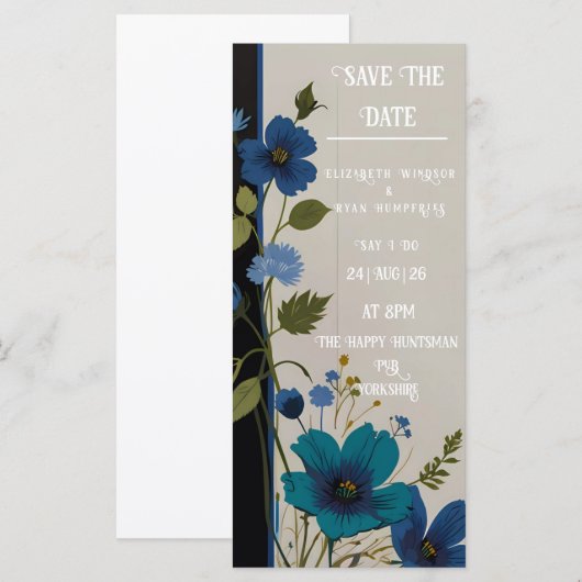 Einladung zur Hochzeitsfeier (Vorne/Hinten)