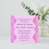 Einladung zur Hochzeitsfeier (Stehend Vorderseite)