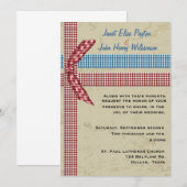 Einladung zur Hochzeitsfeier (Vorne/Hinten)