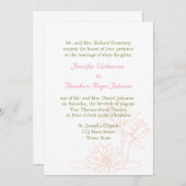 Einladung zur Hochzeitsfeier (Vorne/Hinten)