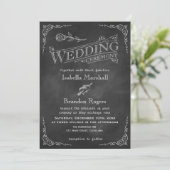 Einladung zur Hochzeitsfeier (Stehend Vorderseite)