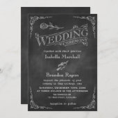 Einladung zur Hochzeitsfeier (Vorne/Hinten)