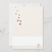 Einladung zur Hochzeitsfeier (Rückseite)